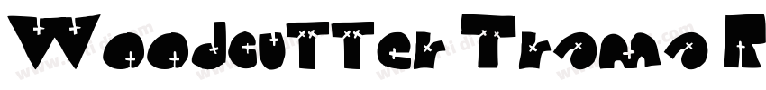 Woodcutter Trama Reg字体转换